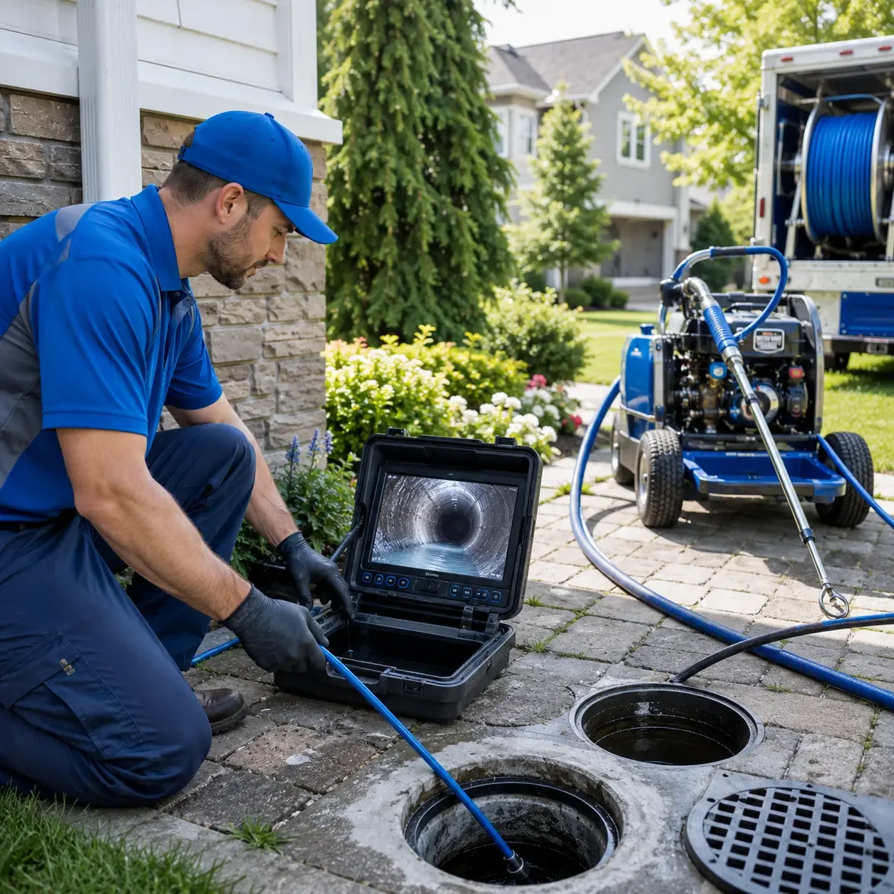Outdoor drain cleaning professionals serving Jones, MI