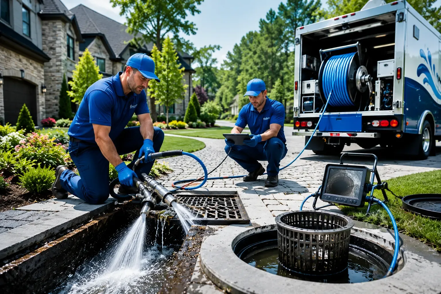 Local outdoor drain cleaning professionals in Jones, MI